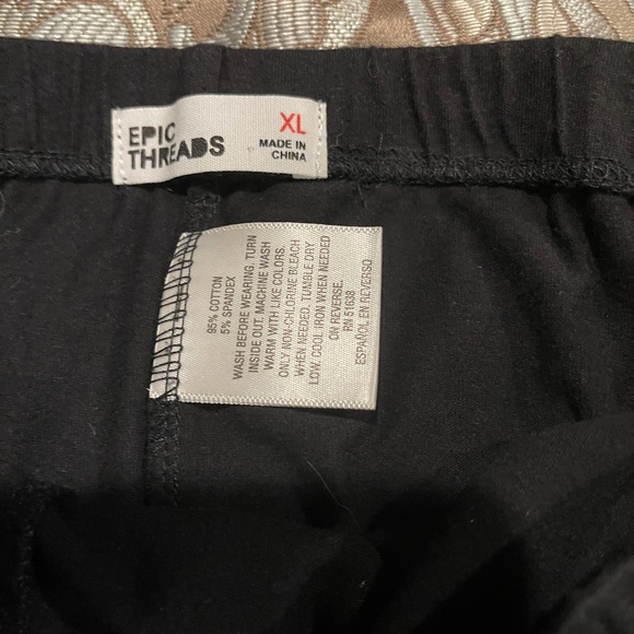 Epic Threads Black  Girls Leggings XL - Picture 3 of 6